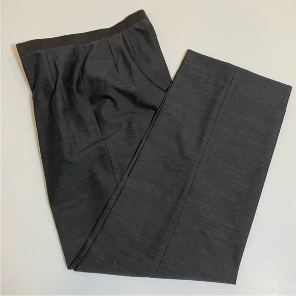 Lafayette 148 New York 100% wool women’s pants trousers straight leg gray size 6 - Picture 13 of 13